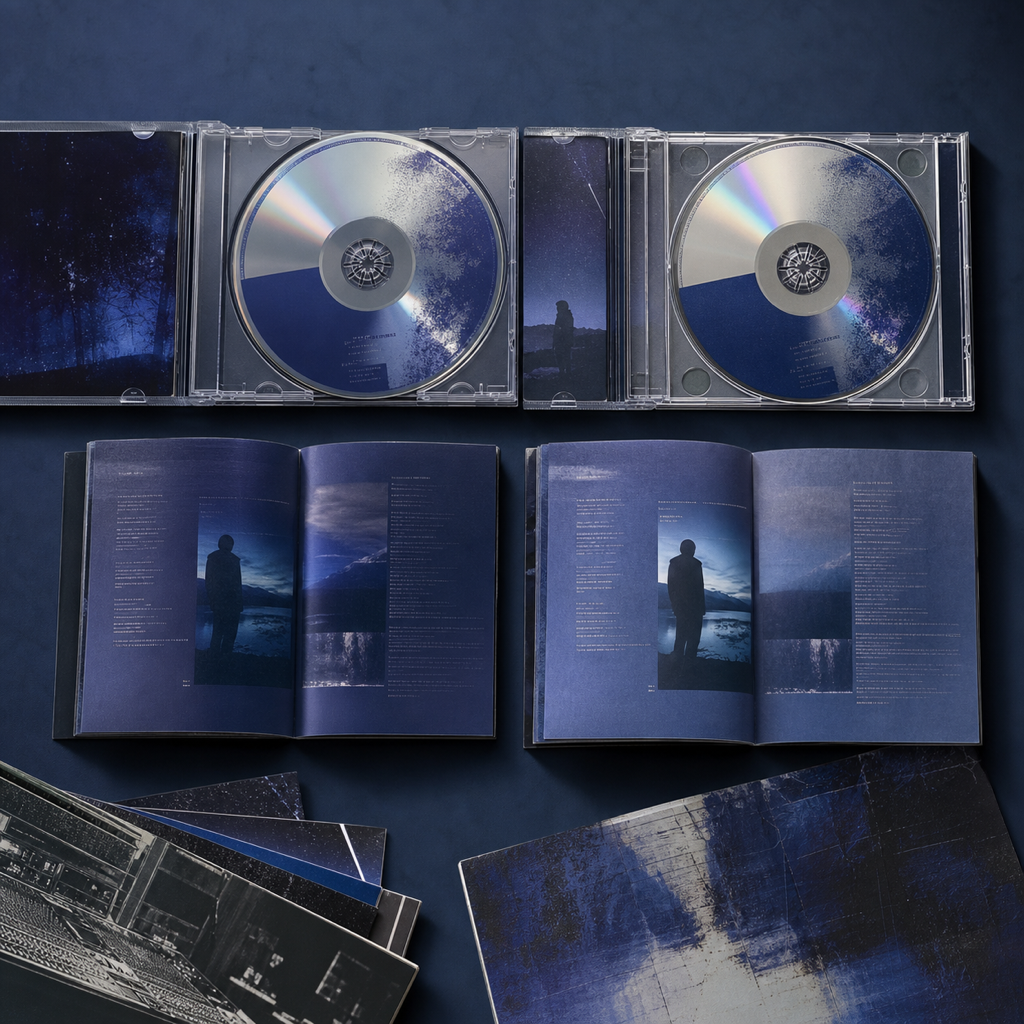 Two booklet editions being compared